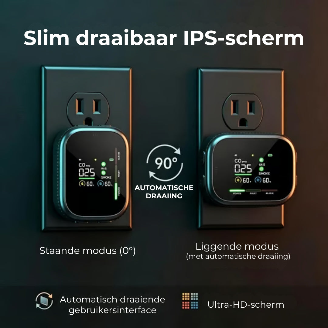 6-in-1 Slimme Veiligheidsdetector - Tot 12 Detecteerbare Stoffen
