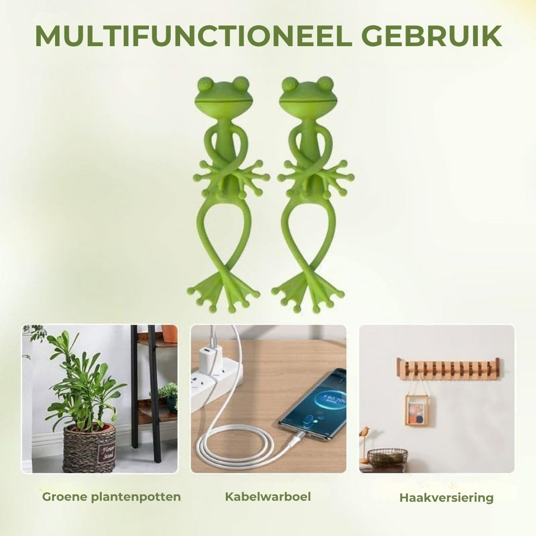 Leuke, Sierlijke Kikker Plantensteun (10st)
