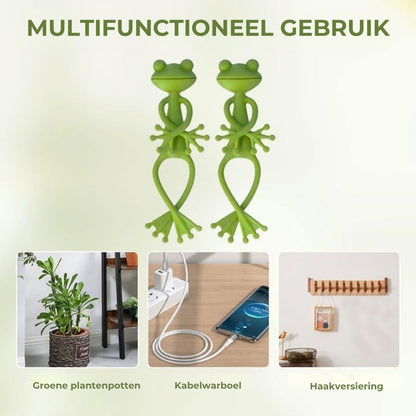 Leuke, Sierlijke Kikker Plantensteun (10st)