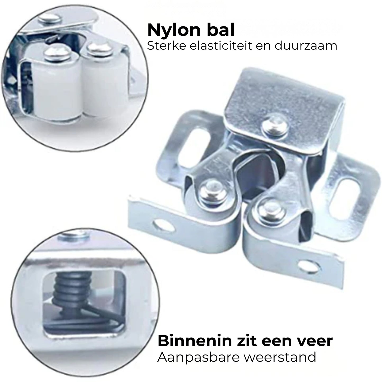 Dubbele Rolvergrendeling - 4 Stuks