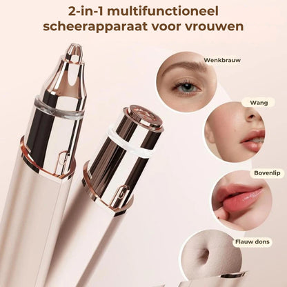 2-in-1 Gezicht- en Wenkbrauwtrimmer
