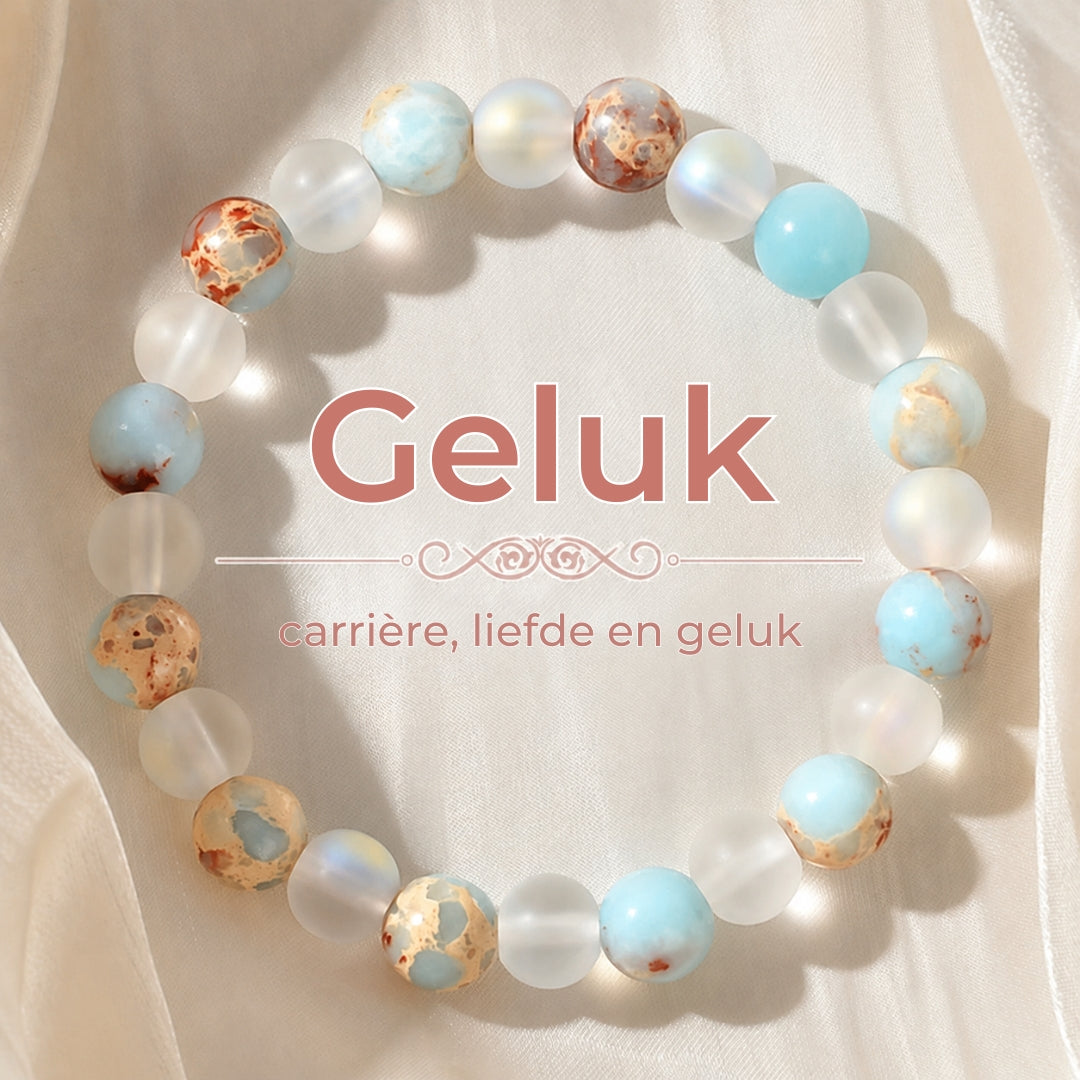 Natuurstenen Kralenarmband