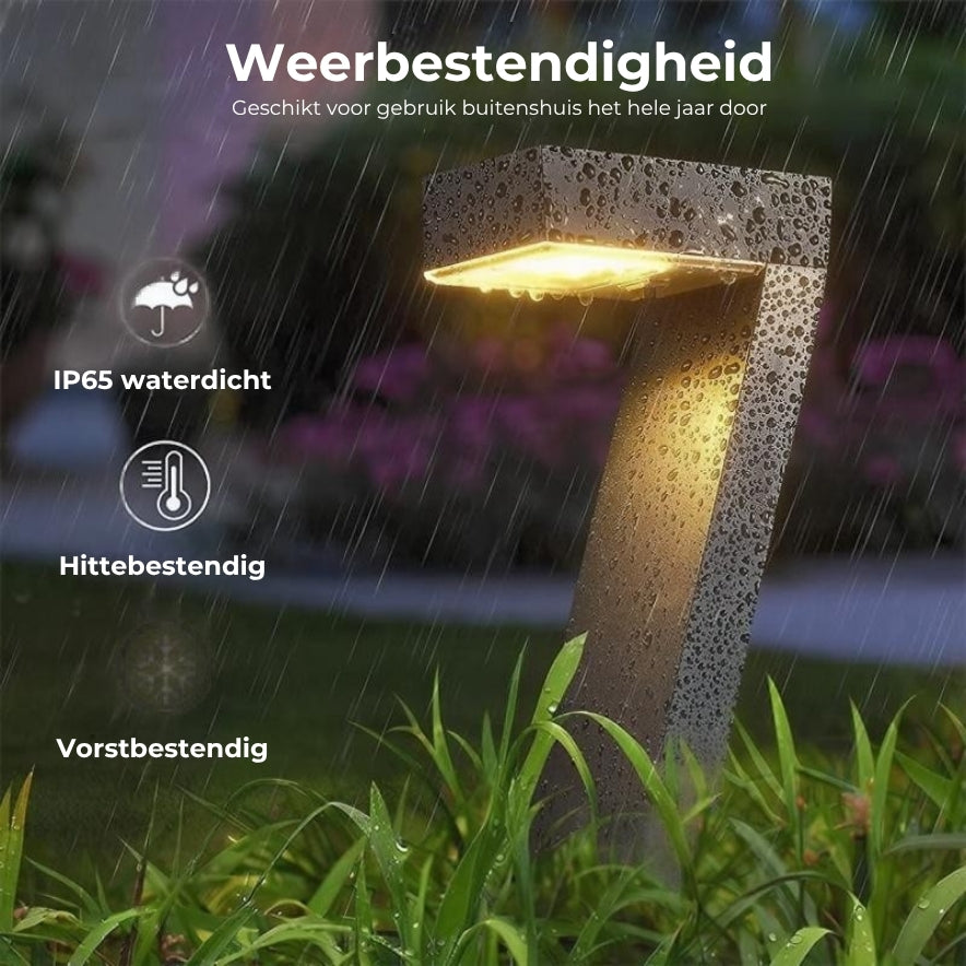 Moderne Tuinlamp op Zonne-Energie