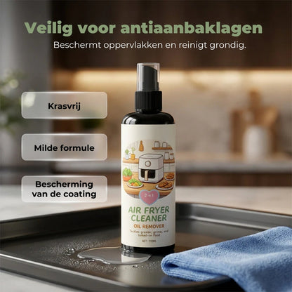 2-in-1 Reinigings- en Ontvettingsspray voor Airfryers