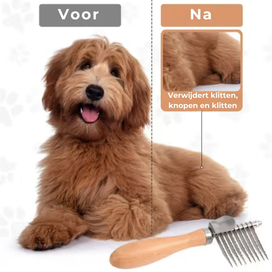Honden Ontklitborstel