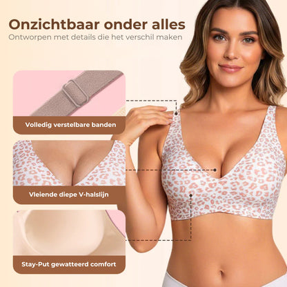 Diepe-V Everyday BH – Draadloze Naadloze Comfort BH