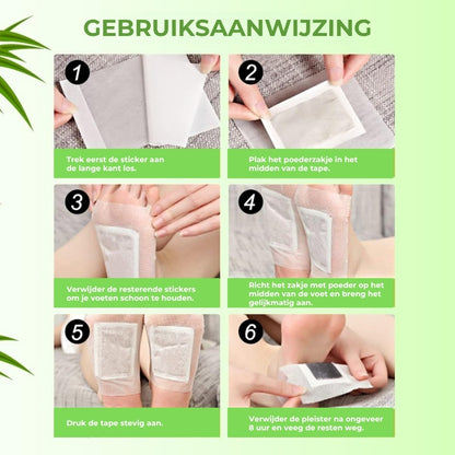 Rozemarijn-gember voetpleisters (10st)
