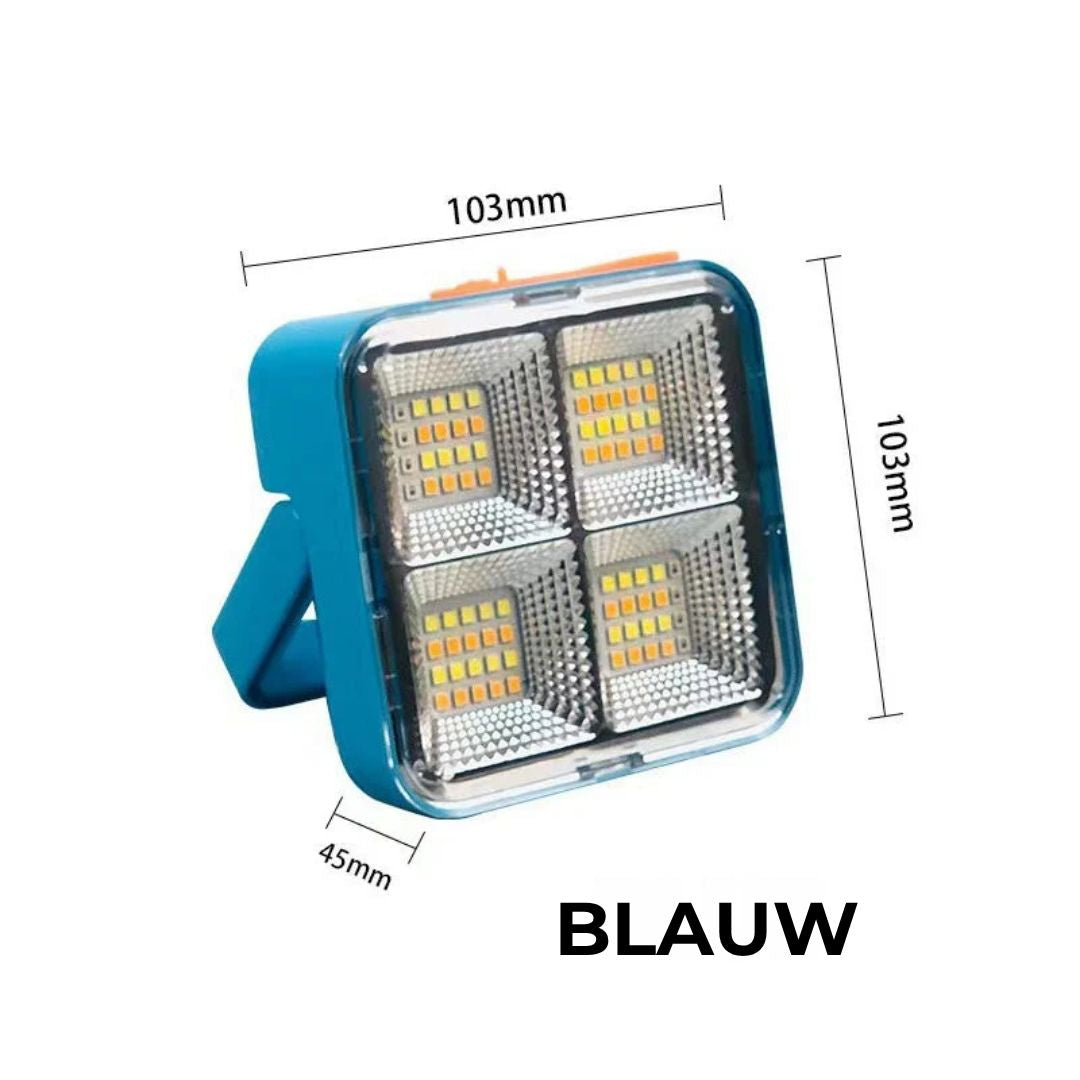 Draagbare Kampeerlamp op Zonne-Energie met 4 Verlichtingsstanden