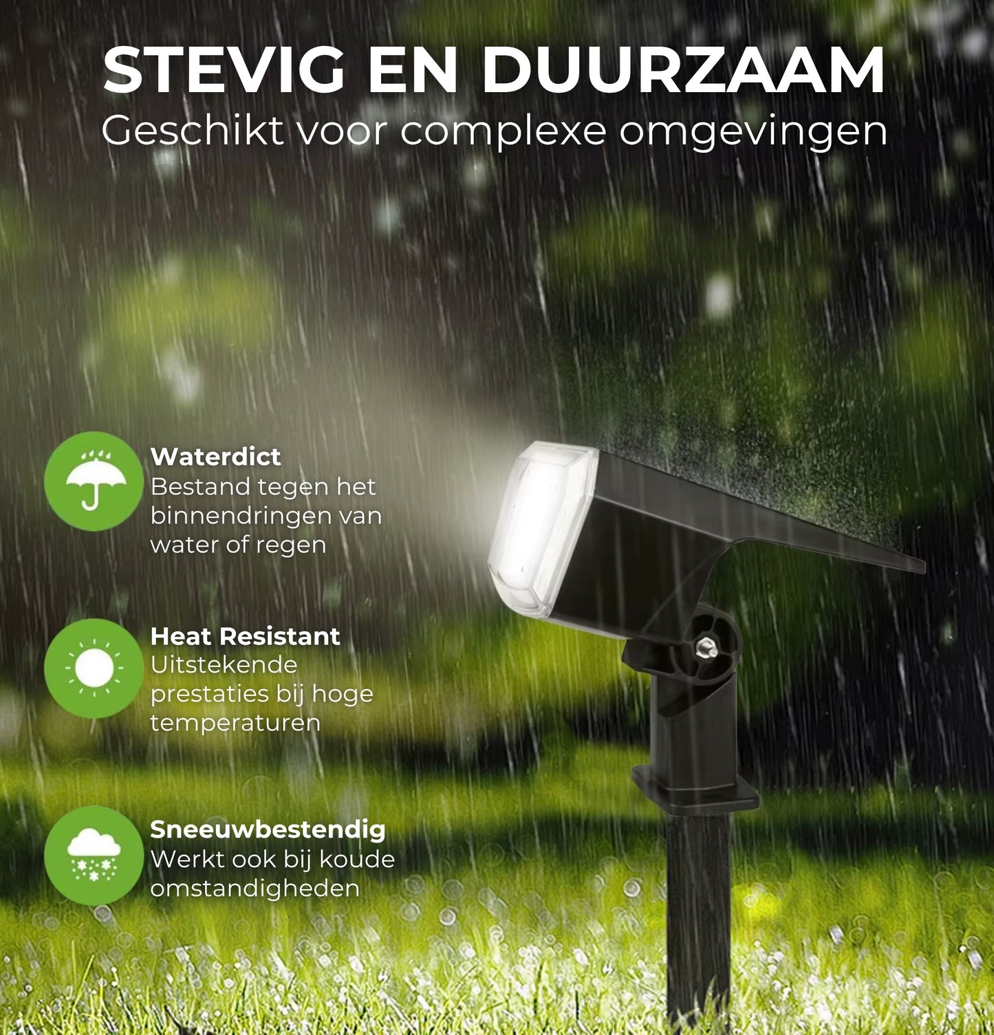 LED Tuinspot op Zonne-Energie
