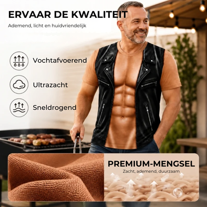 T-shirt met Spierprint