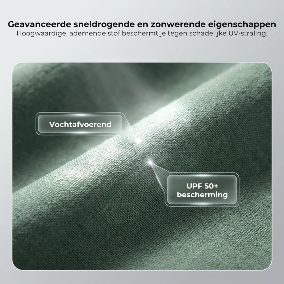 Sneldrogende cargoshort voor dames met zakken