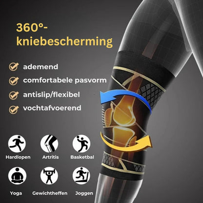 3D Kniecompressie Steunmouw