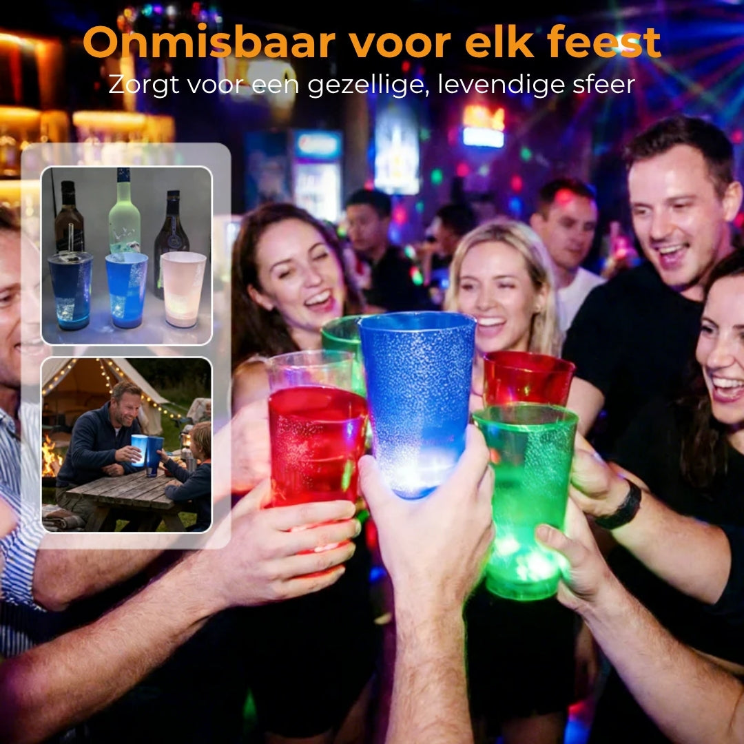 Lichtgevende LED Drinkbeker - 414 ml