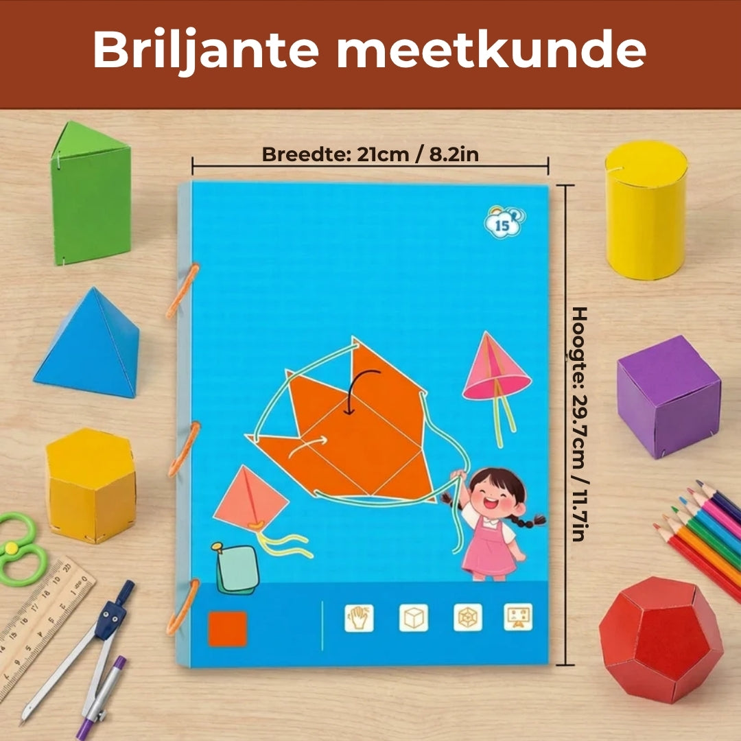 3D Ruimtemeetkundeboek voor Kinderen