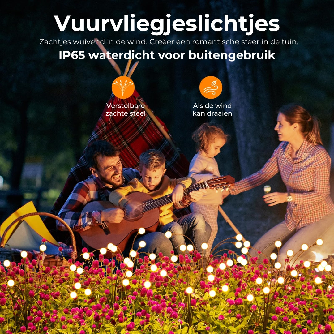 Vuurvliegjes Tuinverlichting op Zonne-Energie