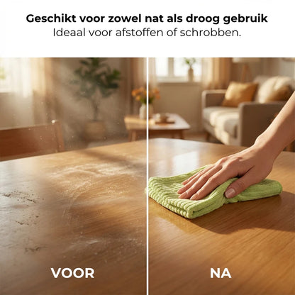 Ultra Absorberende Microvezel Reinigingsdoekjes - 10 Stuks