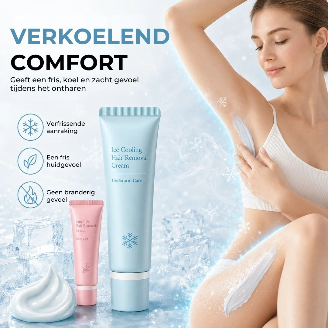 Aromatische Ontharingscrème Met Ijssensatie-Technologie