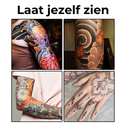 Tijdelijke Tattoo Pennenset - Incl. Sjablonen