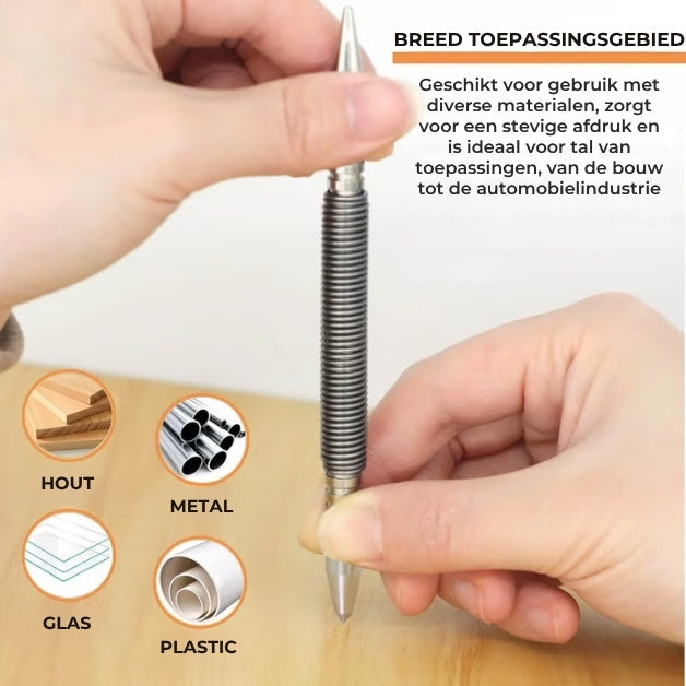 Automatische Centerpons en Mini Hamer - 2 Stuks