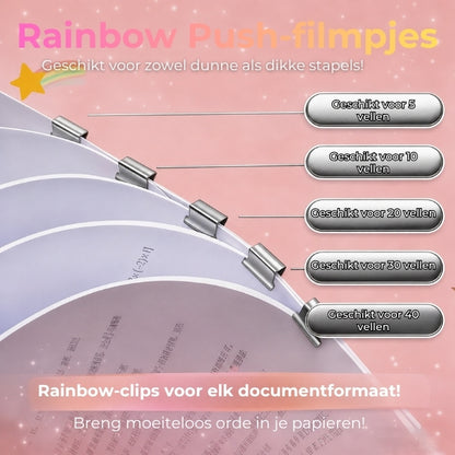Bindclips Nietjesmachine voor Papier - Incl. 50 Bindclips