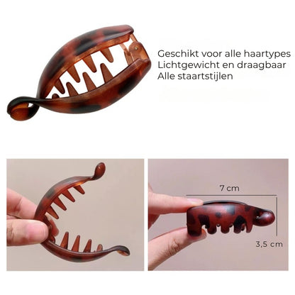 Direct volume paardenstaart haarspeld (4 kleuren)