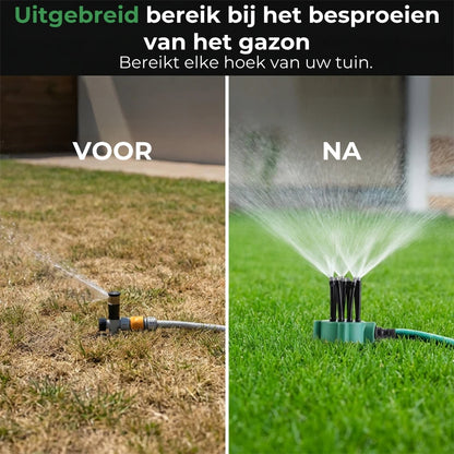 Krachtige 360° Gazonsproeier