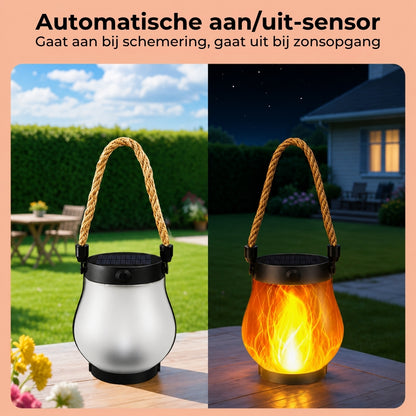 Waterdichte Vlamlamp op Zonne-Energie