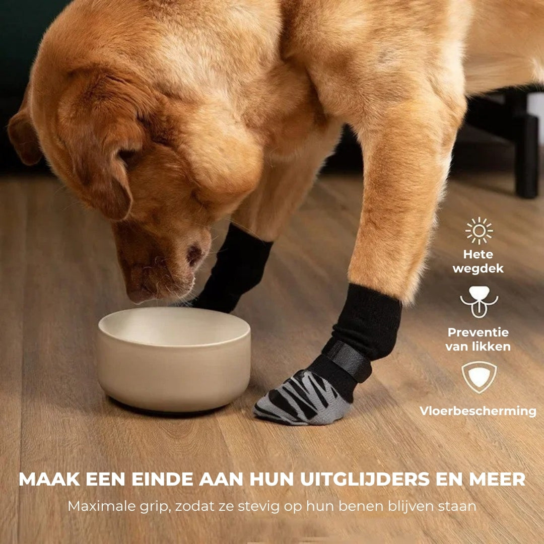 Anti-Slip Hondensokken - 4 Stuks