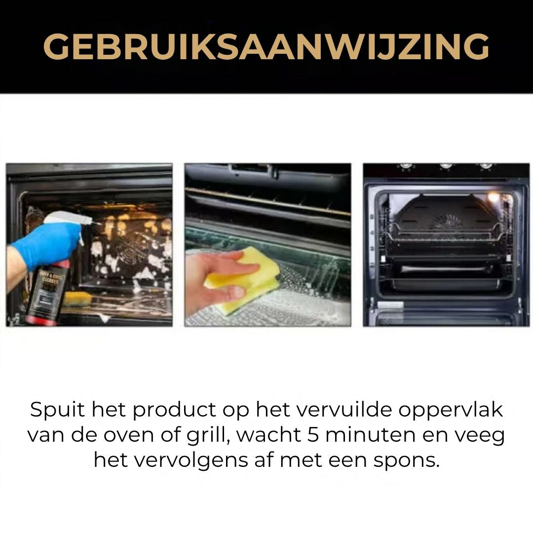 Krachtige Reinigingsspray voor Oven en Grill