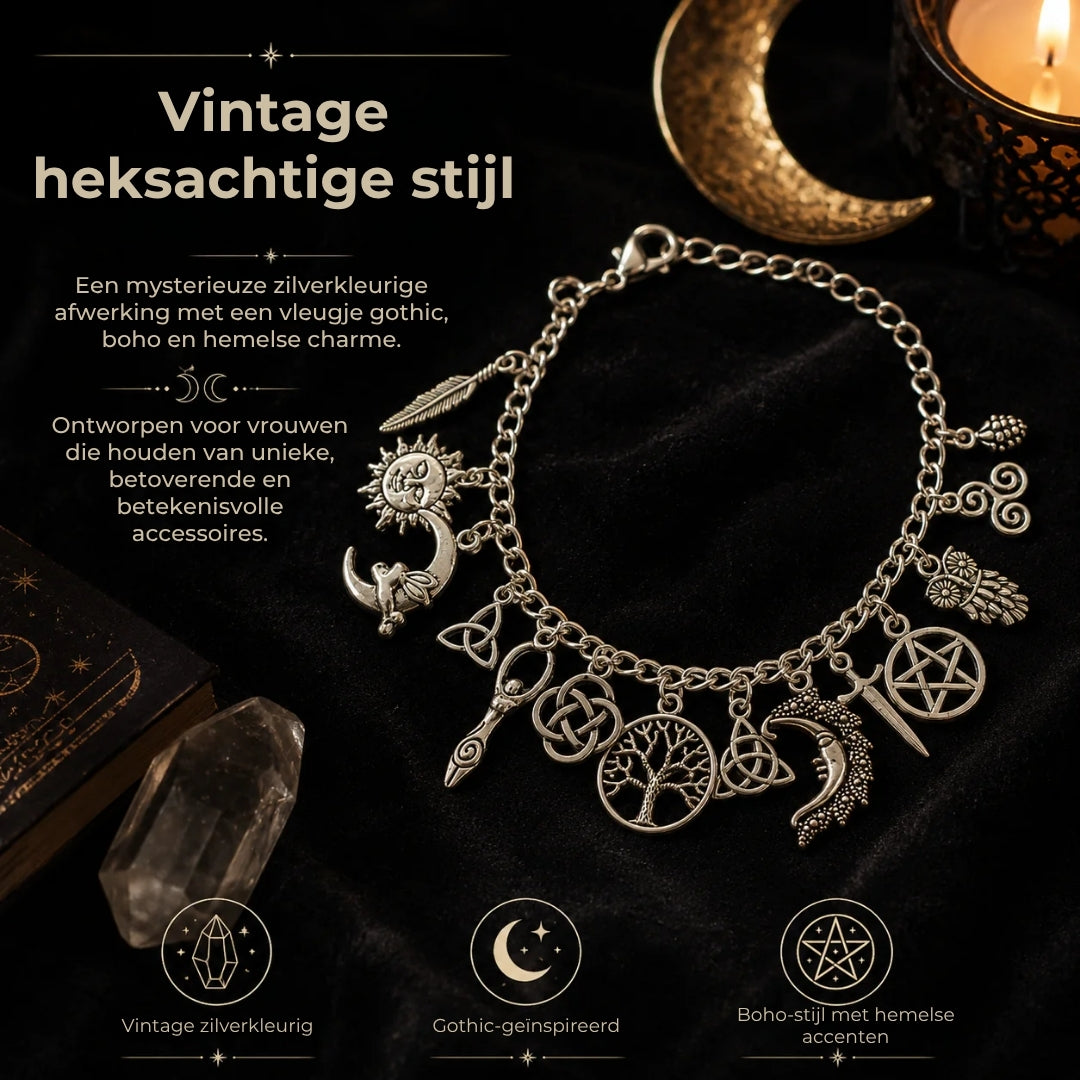 Symbolische Armband met Bedeltjes