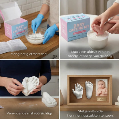 Huidvriendelijke Afdrukset voor Handjes en Voeten
