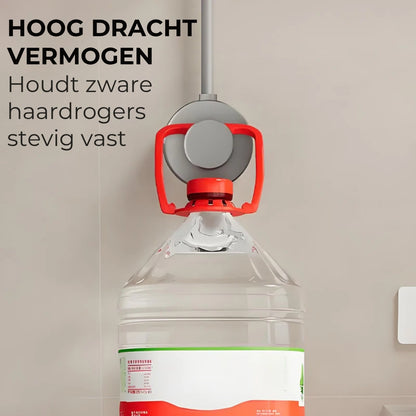 Haardrogerhouder met Sterke Zuignap