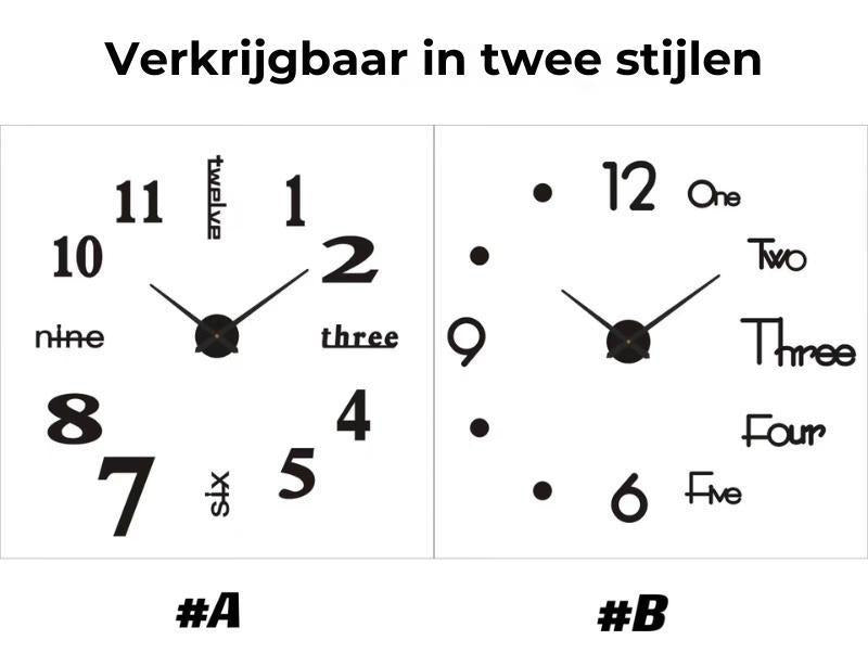 Moderne Wandklok