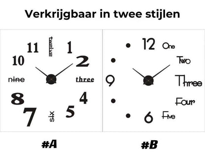 Moderne Wandklok