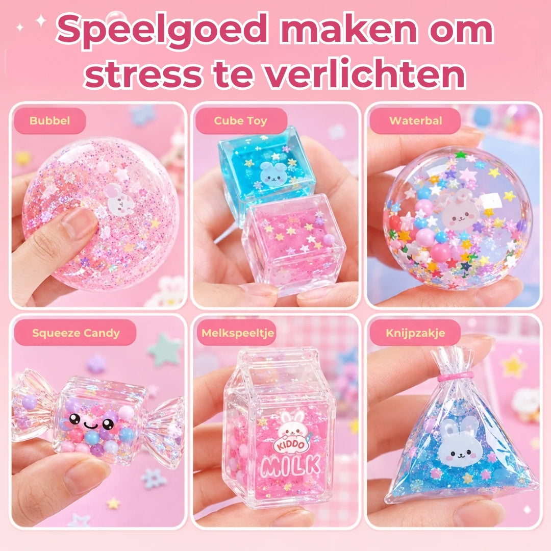 DIY Bubbel Squishies Set voor Kinderen