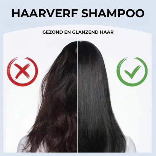 3-in-1 haarkleurende shampoo, plantenextracten voor levendig haar