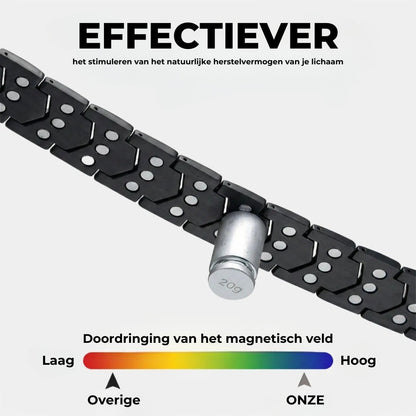 Metalen Armband voor Magneettherapie
