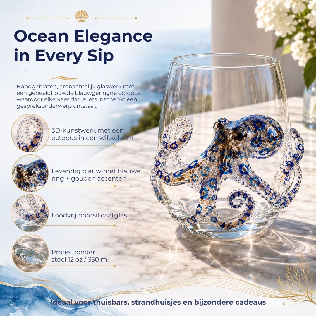 3D Zeedieren Glas