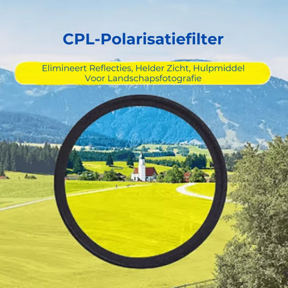 📸 Draagbare polarisatiefilter voor smartphones (geschikt voor alle modellen)
