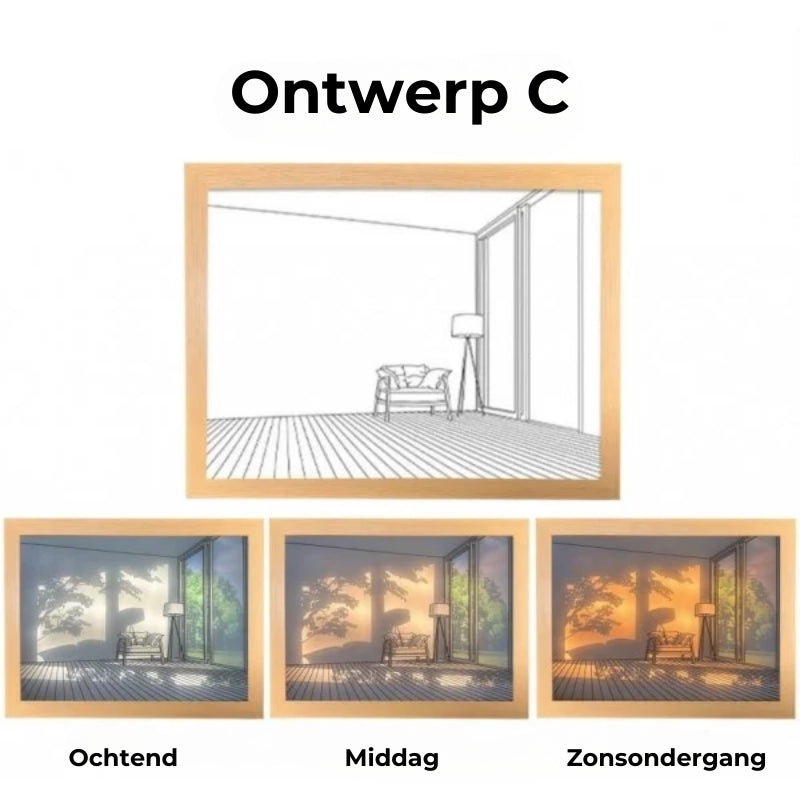 LED Creatieve Portret Wandversiering