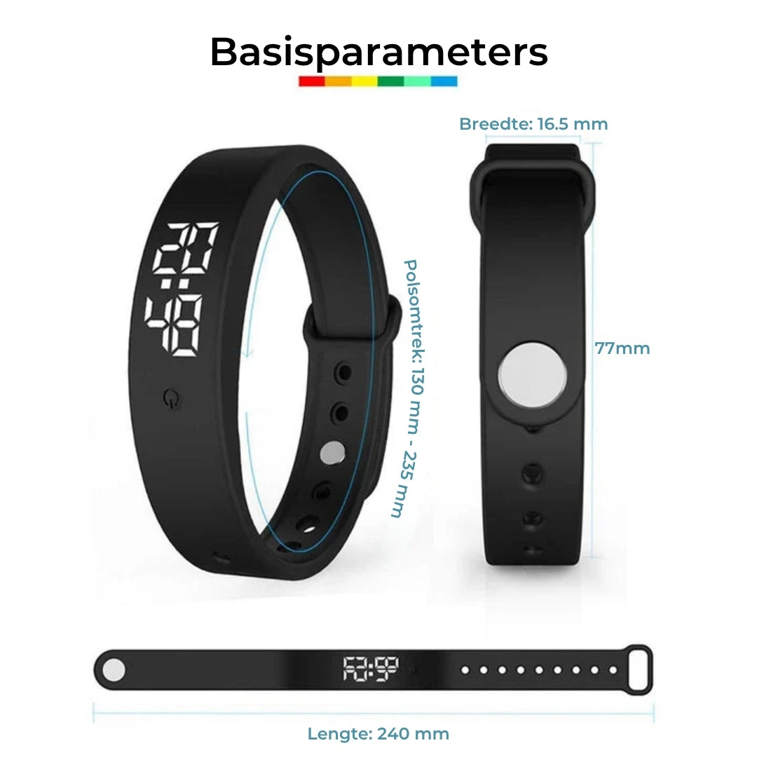 SmartSense - Slimme Digitale LED Horloge