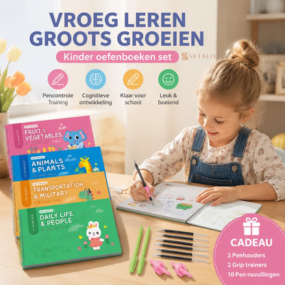 Cartoon Tekenboek met Contourlijnen voor Kinderen
