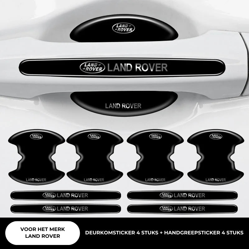 Auto Deurkom Beschermer + Anti-Kras Sticker - 4 Stuks