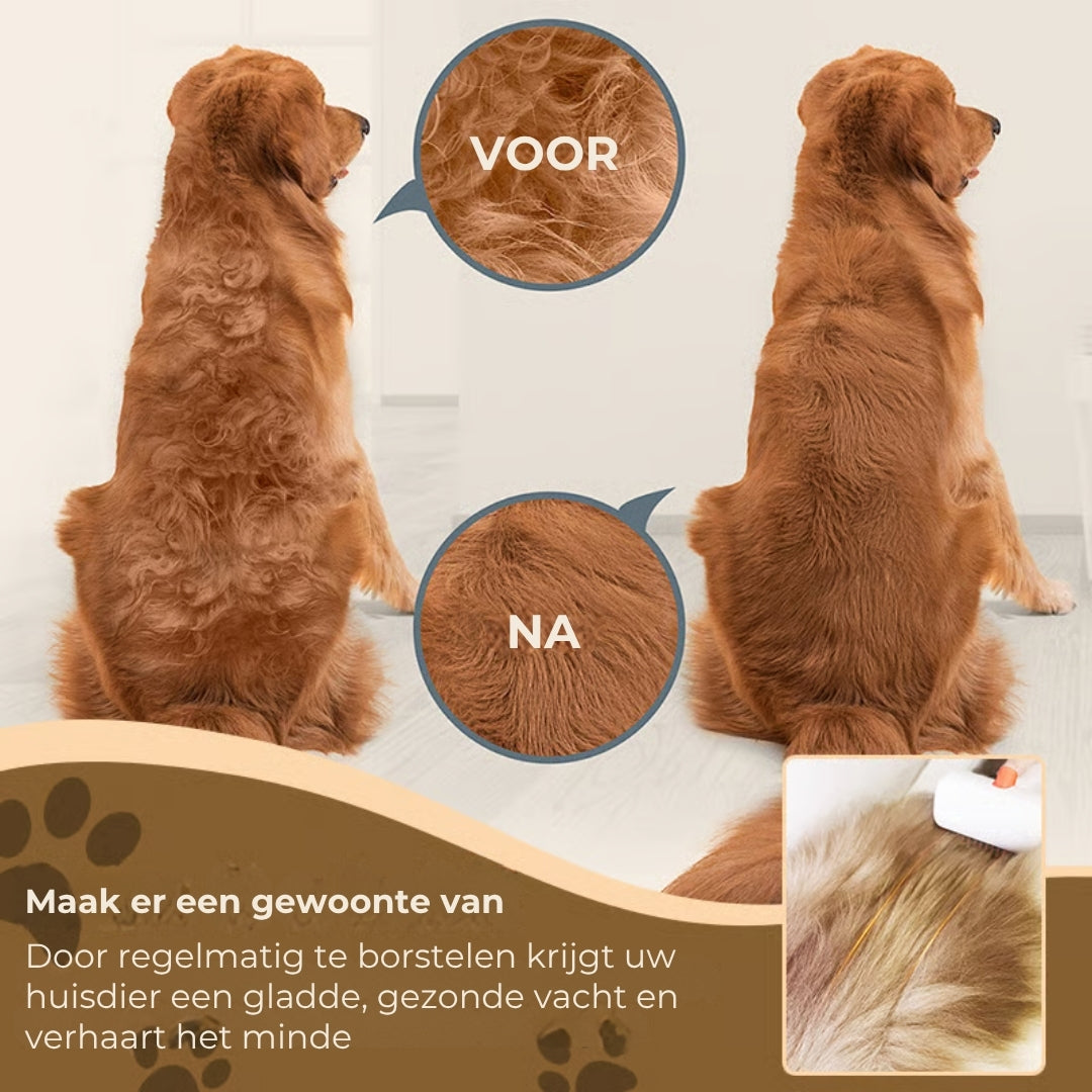2-in-1 Ontklittingsborstel voor Huisdieren