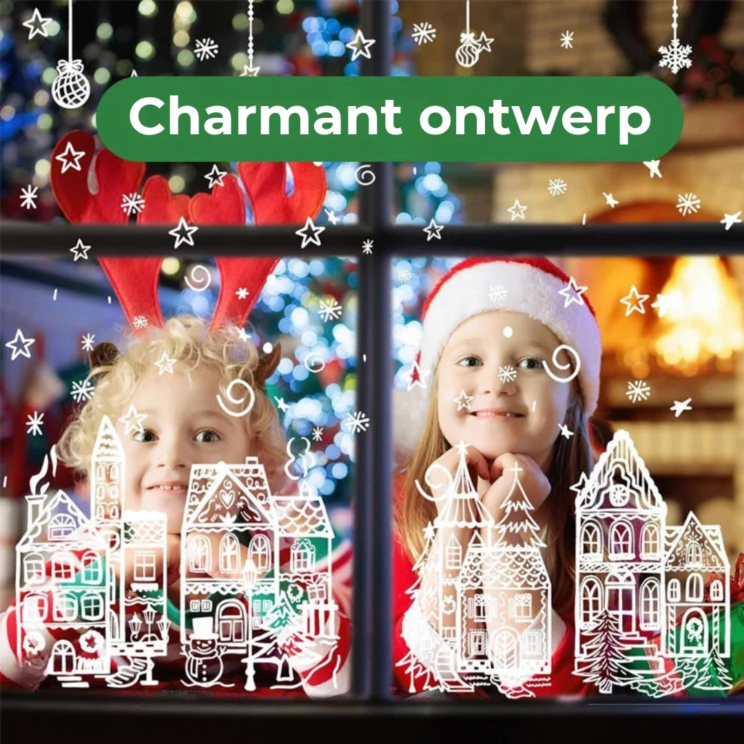 Kerst Raamstickerset - 78 Stuks