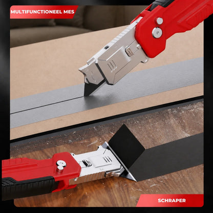 2-in-1 Opvouwbaar Mes & Schraper