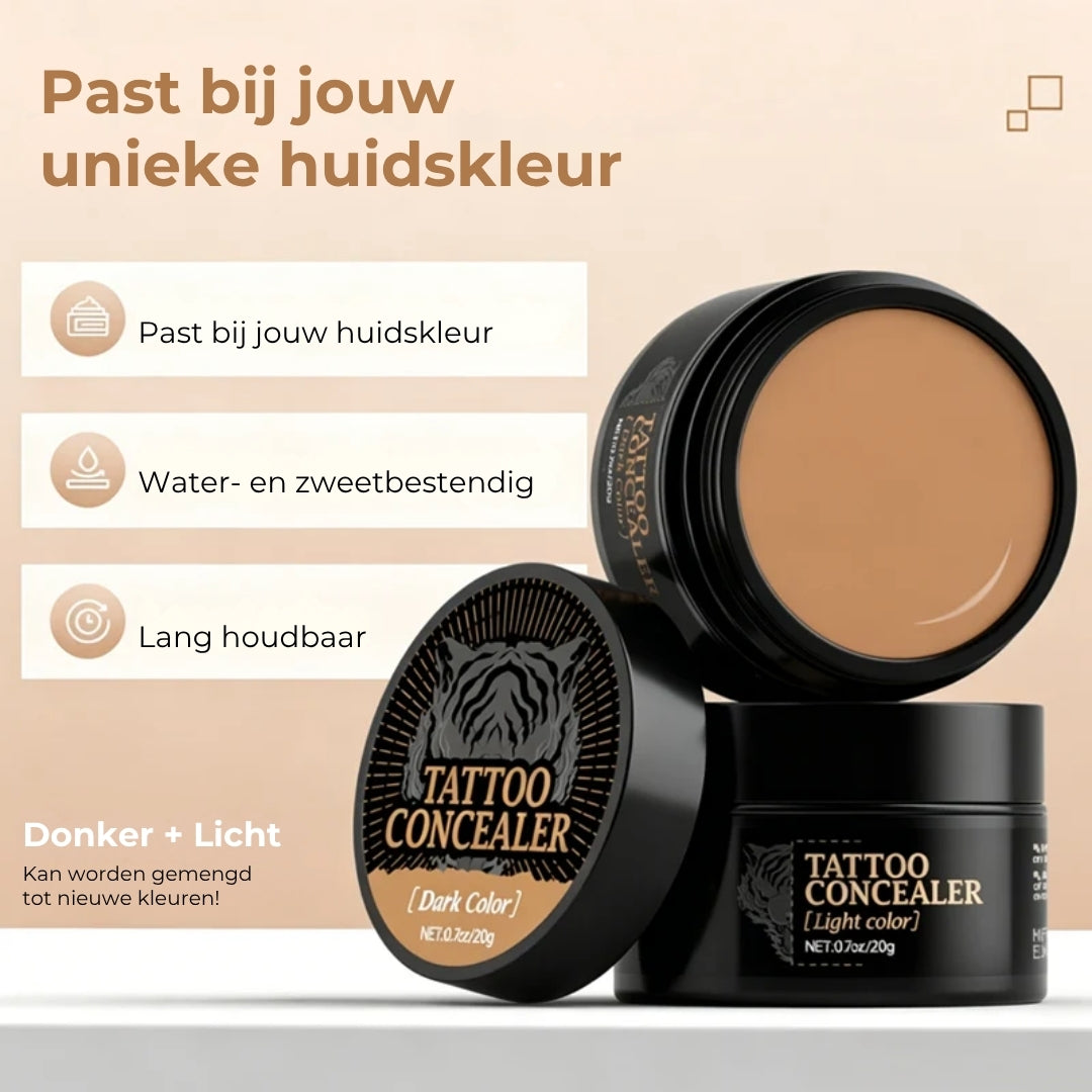 Waterbestendige Concealercrème voor Littekens en Tattoo's