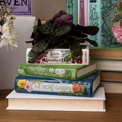 Literaire Bloempot in Boekenvorm