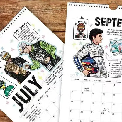 F1 Scrapbook Kalender 2026 – Wandkalender voor Formule 1-fans