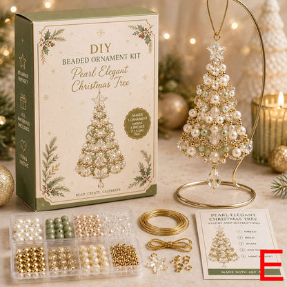 DIY Kerstboomornament met Kralen – Creatieve Kerstboomversiering
